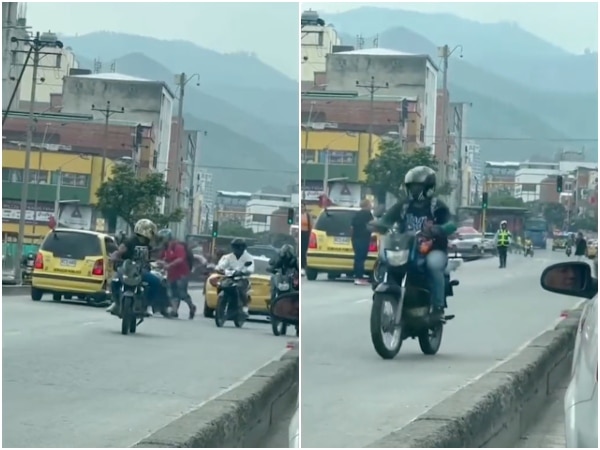 Huyendo De Un Guarda De Transito En El Centro De Cali.jpg