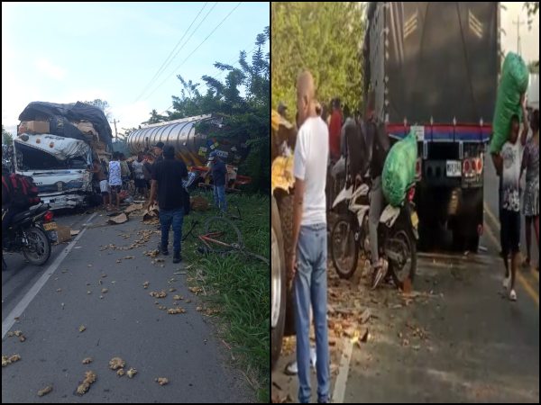 La Gente Aprovecho Para Llevarse Los Productos Accidente En La Via Candelaria Cabuyal Valle Del.jpg