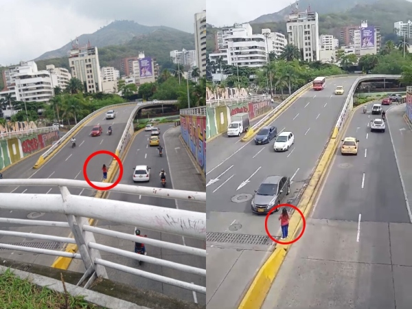 Siguen Reportando A La Mujer Deambulando Por El Tunel Mundialista Alertan Pueda Suceder Una Tragedi.jpg