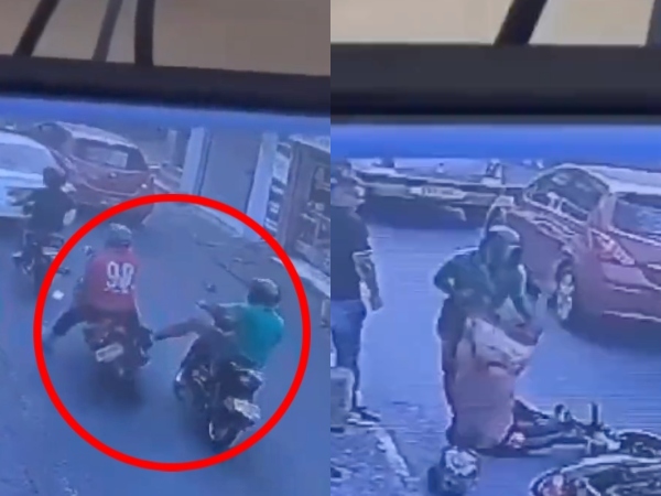 Motorizado Pateo A Otro Le Quito La Camiseta Y Se Fue En El Centro De Cali.jpg