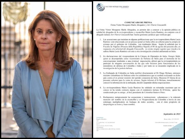 No Esta Vinculada En Ningun Proceso La Fiscalia Italiana Responde Al Caso De Martha Lucia Ramirez.jpg