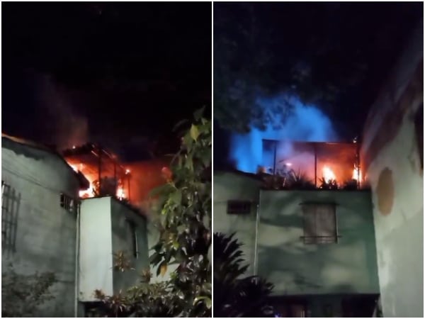 Casa Incendiada Por Un Globo De Mecha En Itagui.jpg