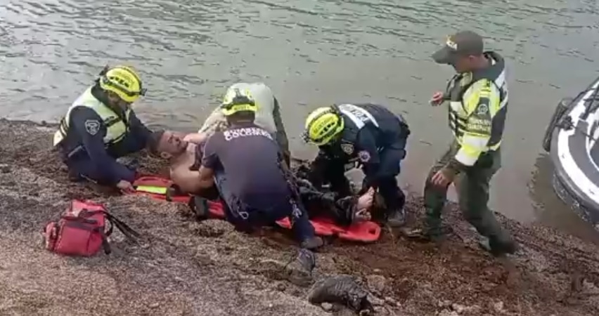 Un Hombre Colombo Canadiense Fue Rescatado Del Embalse De Guatape.jpg